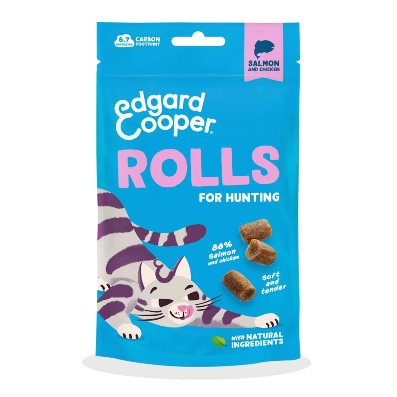 Edgard & Cooper Soft Rolls laks og kylling 45 g